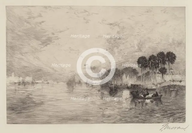 St. John's River, Florida, 1886. Creator: Thomas Moran.