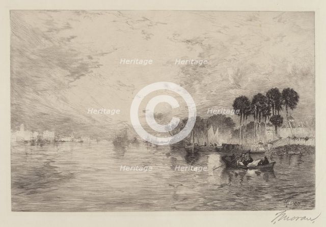 St. John's River, Florida, 1886. Creator: Thomas Moran.
