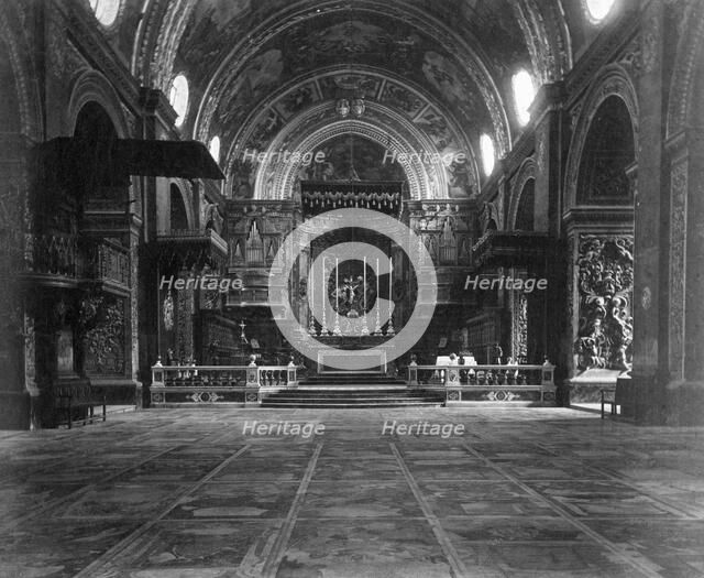 St Johns Co-Cathedral, Valletta, Malta, c1910s. Artist: Unknown