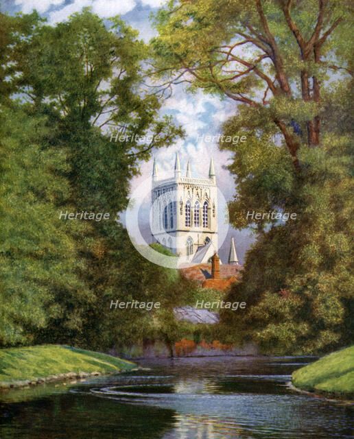 'St John's College Chapel', Cambridge, 1924-1926. Artist: FC Varley