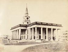 St. John's Church, Calcutta, 1850s. Creator: Captain R. B. Hill