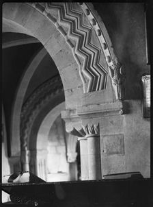 St John's Church, Elkstone, Cotswold, Gloucestershire, 1920-1940. Creator: Marjory L Wight