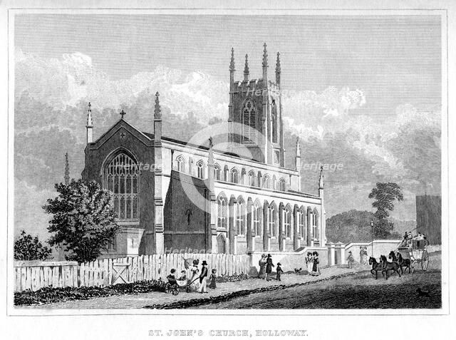 St John's Church, Holloway, London. Artist: Unknown