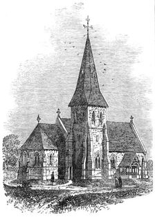 St. John's Church, Kingstone, Staffordshire, 1861. Creator: Unknown