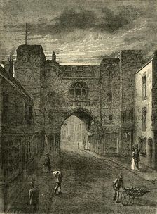 St. John's Gate, Clerkenwell c1872. Creator: Unknown