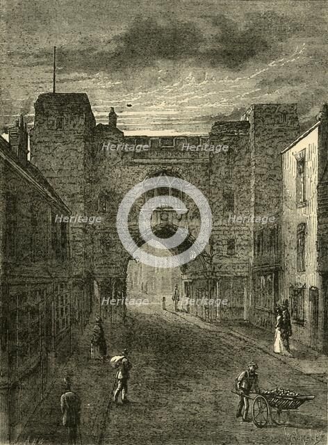 'St. John's Gate, Clerkenwell', c1872. Creator: Unknown.