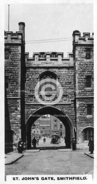 St John's Gate, Clerkenwell, London, c1920s. Artist: Unknown