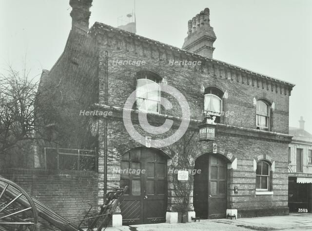 St John's Wood Fire Station, Hampstead, London, 1906. Artist: Unknown.