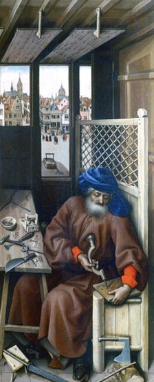 St Joseph c1425. Artist: Robert Campin