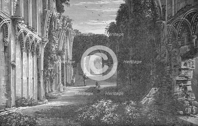 'St. Joseph's Chapel, Interior, Looking East', Glastonbury Abbey, c1880, (1897). Artist: Alexander Francis Lydon.