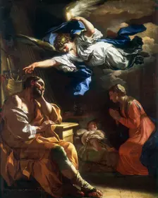 St Joseph's Dream c1677-1747. Artist: Francesco Solimena