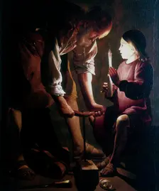 St Joseph the Carpenter c1640. Artist: Georges de la Tour