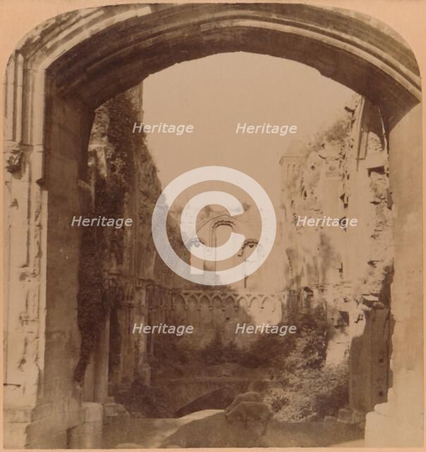 'St. Joseph's Chapel, Glastonbury Abbey (6th Century)', 1900. Creator: Underwood & Underwood.