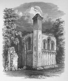 St. Joseph's Chapel, from North-West Glastonbury Abbey, c1880, (1897). Artist: Alexander Francis Lydon