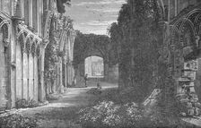 St. Joseph's Chapel, Interior, Looking East Glastonbury Abbey, c1880, (1897). Artist: Alexander Francis Lydon