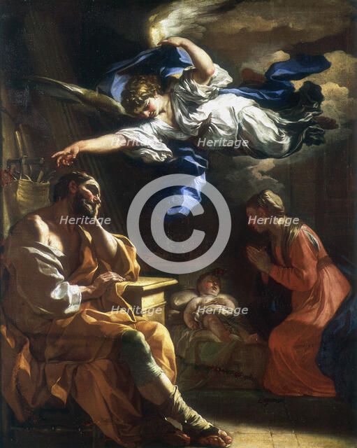 'St Joseph's Dream', c1677-1747. Artist: Francesco Solimena