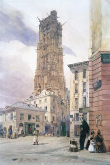 St Jacques Tower 1834. Artist: Thomas Shotter Boys