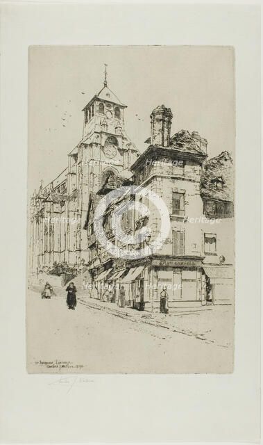 St. Jacques, Lisieux, 1890. Creator: Charles John Watson.