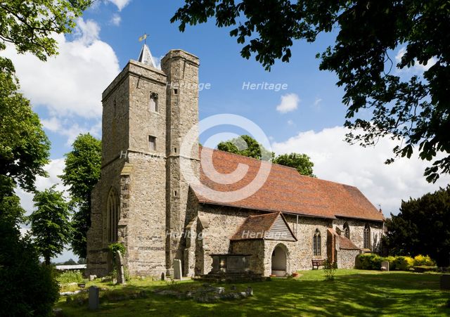 St James' Church, Cooling, Hoo Peninsula, Medway, Kent, c2014. Artist: Patricia Payne.