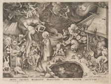 St. James and the Magician Hermogenes, 1565. Creator: Pieter van der Heyden
