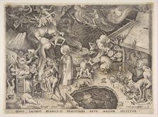 St. James and the Magician Hermogenes from The Story of the Magician Hermogenes, 1565. Creator: Pieter van der Heyden