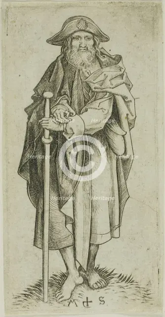 St. James Major, from Apostles, n.d. Creator: Martin Schongauer.