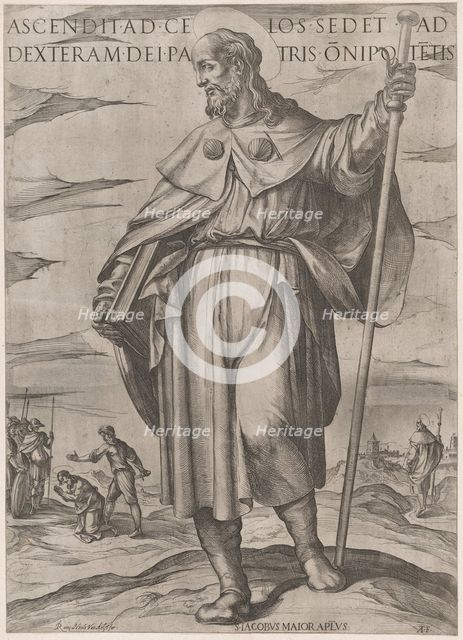 St. James Major, late 16th century., late 16th century. Creator: Antonio Tempesta.