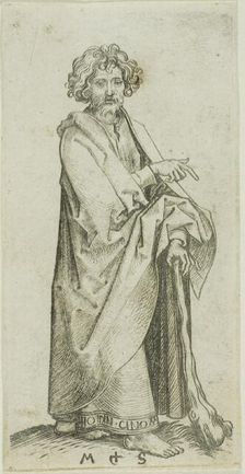 St James Minor, from Apostles, n.d. Creator: Martin Schongauer