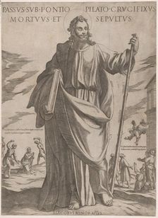 St. James Minor, from Christ, Mary and the Apostles ca. 1590-ca. 1610. Creator: Antonio Tempesta