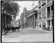 St. James Street, Montreal, between 1890 and 1901. Creator: William H. Jackson