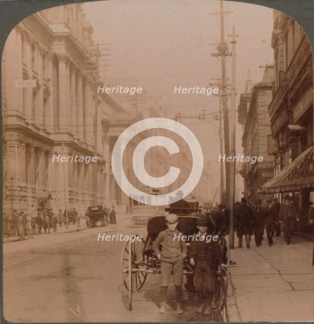 'St. James Street, Montreal, Canada', 1900. Artist: Unknown.