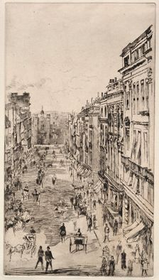 St. James Street. Creator: James McNeill Whistler (American, 1834-1903)
