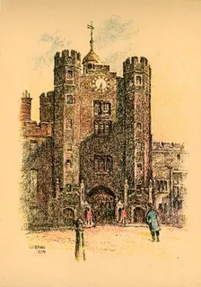 St. James Palace 1924. Creator: L A Hayes