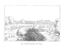 St. James Park in 1644 c1870
