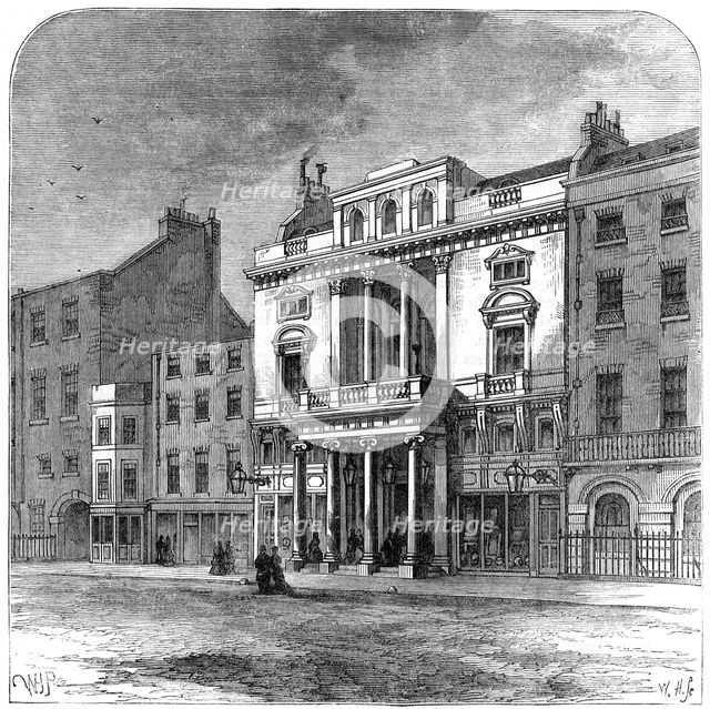 St James's Theatre, London, 1891. Artist: Unknown