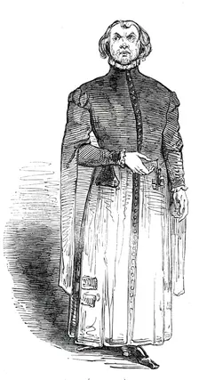 St. James's Theatre - The Amateurs - Kitely (Mr. Foster), 1845. Creator: Unknown