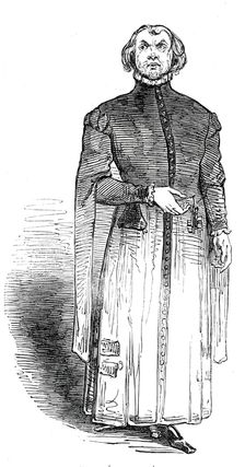 St. James's Theatre - The Amateurs - Kitely (Mr. Foster), 1845. Creator: Unknown