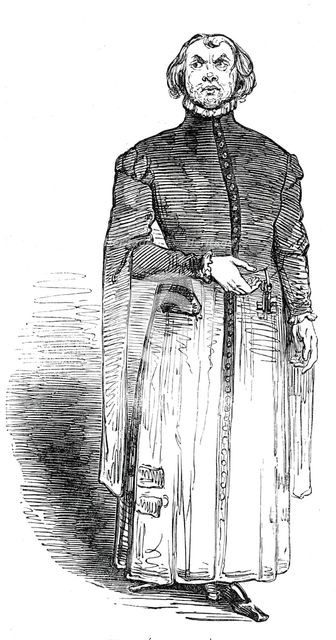St. James's Theatre - The Amateurs - Kitely (Mr. Foster), 1845. Creator: Unknown.