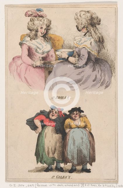 St. James's and St. Giles's, December 1, 1791., December 1, 1791. Creator: Thomas Rowlandson.