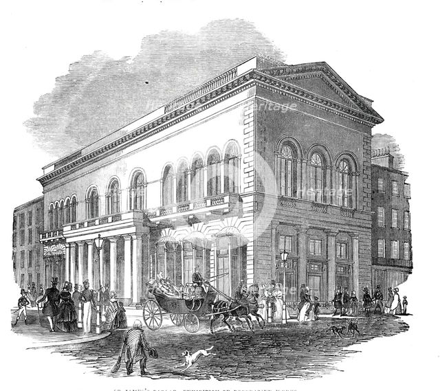 St James's Bazaar - exhibition of decorative works, 1844. Creator: Unknown.