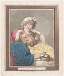 St James's Courtship, April 10, 1799., April 10, 1799. Creator: Thomas Rowlandson