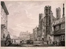 St James's Gate leading to St James's Palace, London, 1766 Artist: Edward Rooker