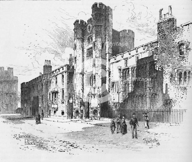 'St. James's Palace', 1886. Artist: Unknown.