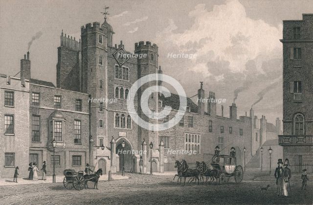 'St James's Palace, Pall Mall', c19th century. Artist: Unknown.