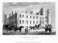 St James's Palace, Pall Mall, Westminster, London. Creator: Unknown
