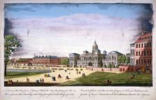 St James's Park and Horse Guards, Westminster, London, 1752(?). Artist: T Loveday