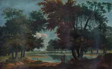 St James's Park c1800. Artist: Richard Westall