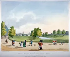 St James's Park, Westminster, London, 1809. Artist: Heinrich Schutz