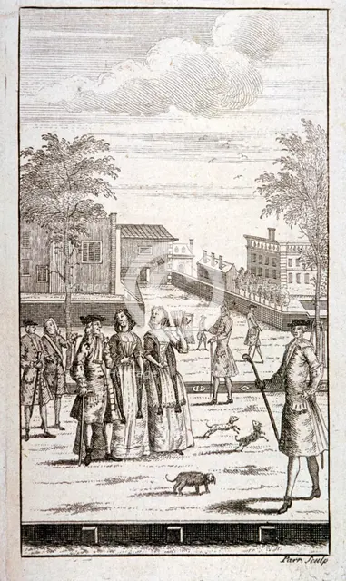 St James's Park, Westminster, London, c1735. Artist: Nathaniel Parr