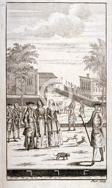 St James's Park, Westminster, London, c1735. Artist: Nathaniel Parr